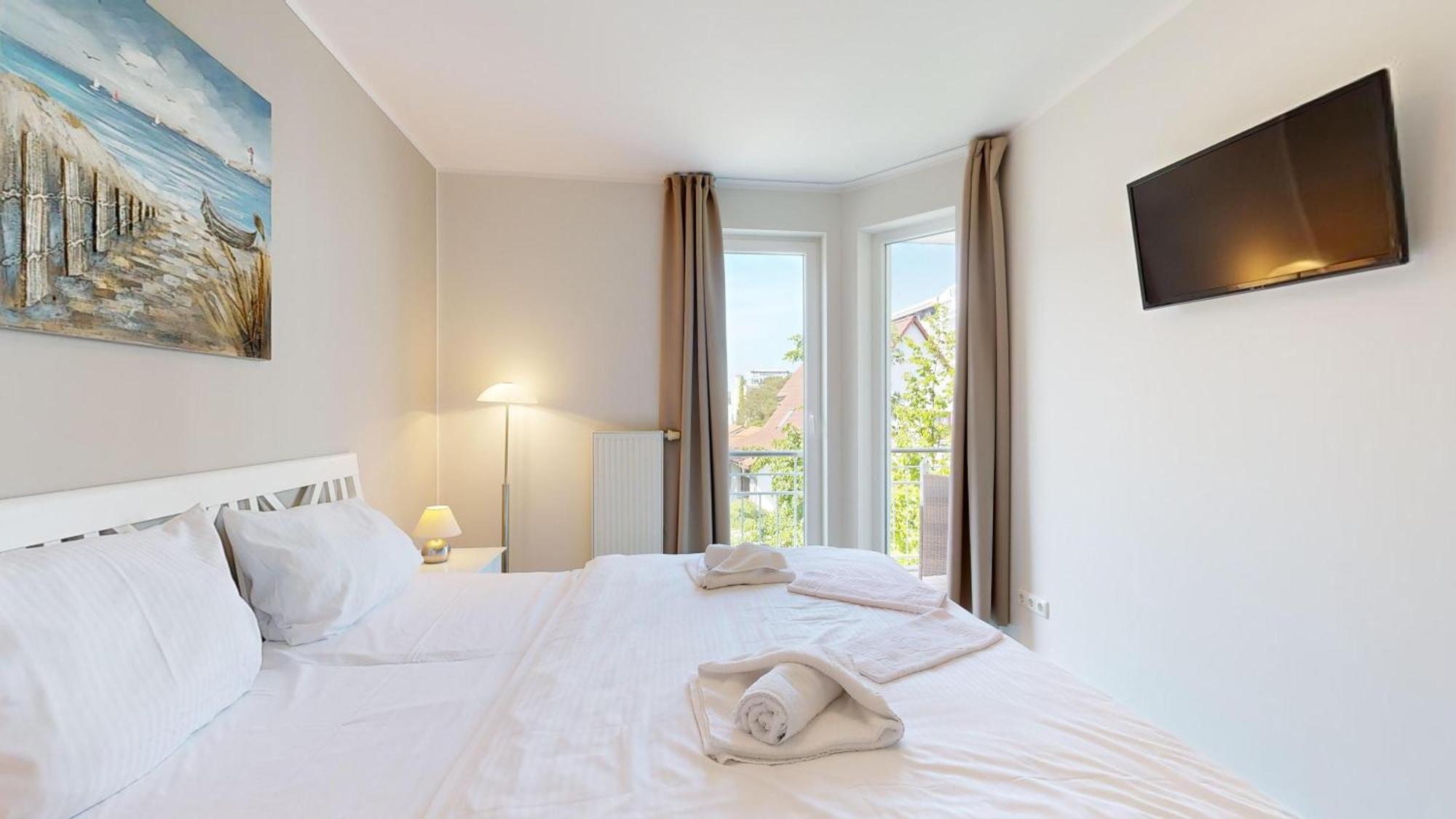 Strandnahe Fewo Mit Balkon, Residenz Bel Vital 05 빈츠 외부 사진