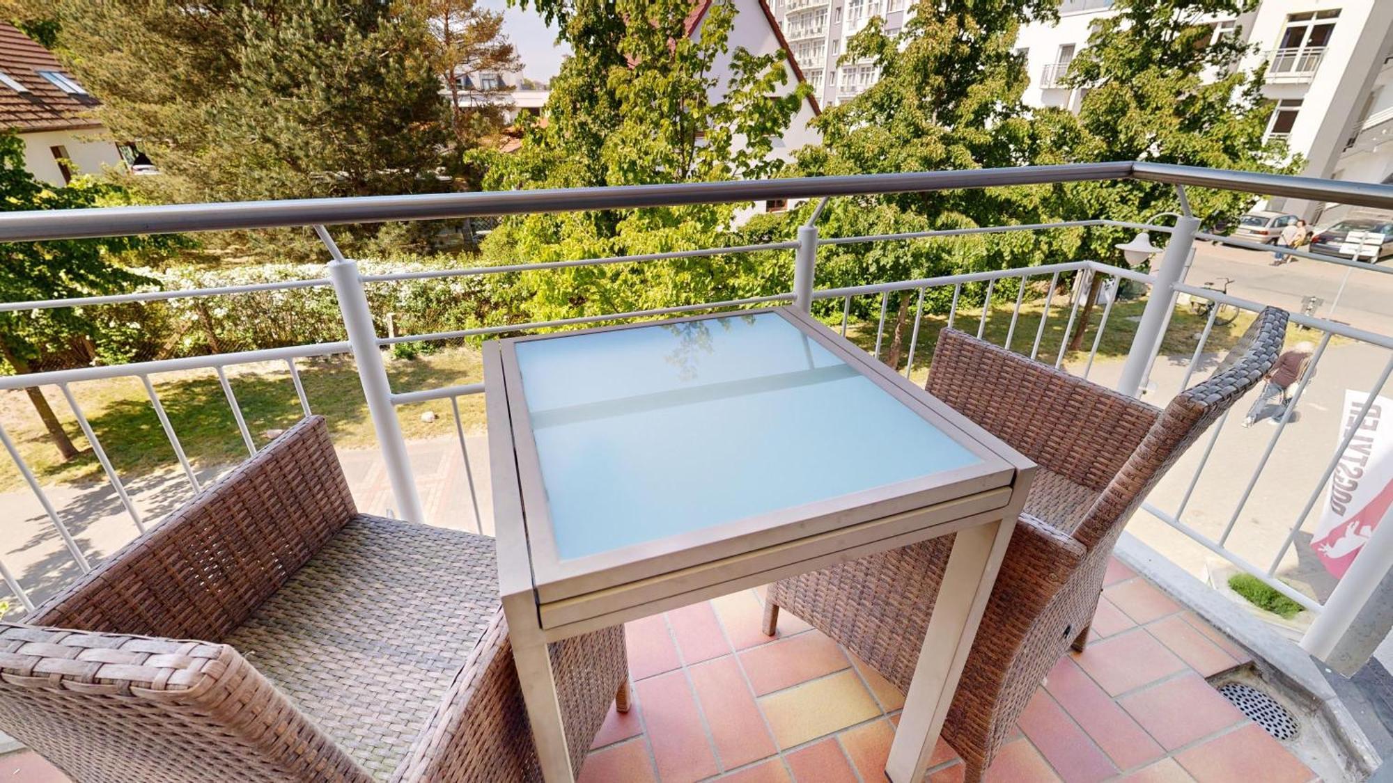 Strandnahe Fewo Mit Balkon, Residenz Bel Vital 05 빈츠 외부 사진